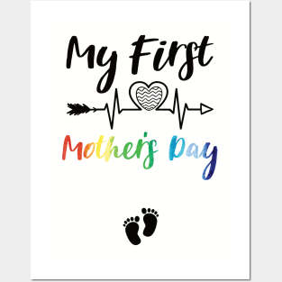 My First Mothers Day father day Posters and Art